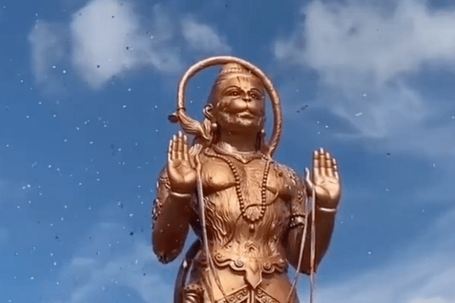 Lord Hanuman statue in Houston, Texas